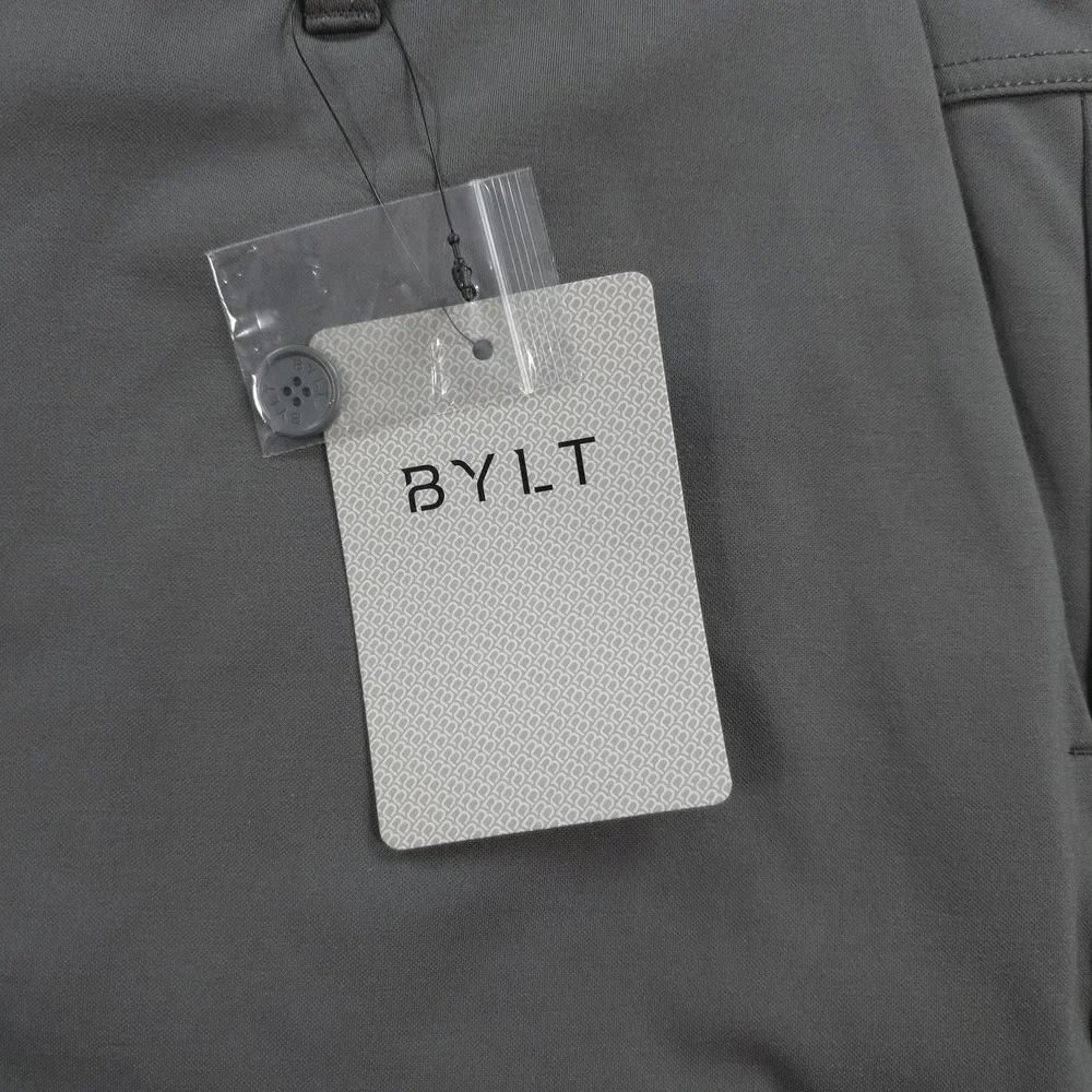 BYLT Shorts Mens 38 Gray Everyday Short 2.0 9in Stretch Chino Casual Performance